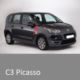 listwa szyby bocznej stałej Citroen C3 Picasso strona lewa - nowy oryginał Peugeot