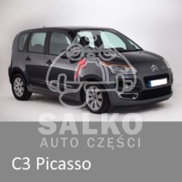 listwa szyby bocznej stałej Citroen C3 Picasso strona lewa - nowy oryginał Peugeot