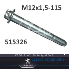 śruba belki tył Peugeot 206 montaż do karoserii (oryginał Peugeot)