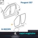 uszczelka drzwi Peugeot 307 progowa prawa (oryginał Peugeot)