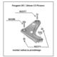 śruba wahacza M14x1,50-80,5mm Peugeot 207 AV (oryginał Peugeot)