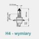 żarówka H4 60/55W 12V PREMIUM - oryginał francuski VALEO