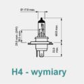 żarówka H4 60/55W 12V PREMIUM - oryginał francuski VALEO