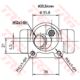 cylinderek hamulcowy Peugeot 406 lewy CRCI BDX 20,64 (TRW)