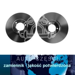 tarcza hamulcowa Citroen C15/ Peugeot 104 przód - koła na 3 śruby- zamiennik polski ATM Mikoda