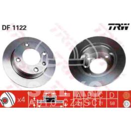 tarcza hamulcowa Citroen XANTIA tył - oryginał TRW