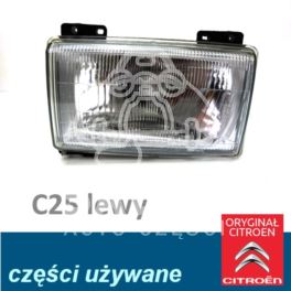 reflektor Citroen C25/ Peugeot J5/ 104 -5.1994 lewy (używane)