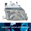 reflektor Renault CLIO do 03.1996 na H4 prawy ręcznie sterowany - nowy zamiennik TYC