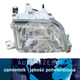 reflektor Renault CLIO do 03.1996 na H4 prawy ręcznie sterowany - nowy zamiennik TYC